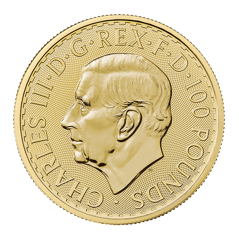 Image for 1 oz. Gold Britannia King Charles Effigy Coin (2023) from TD Precious Metals